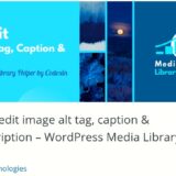 WordPress Media Library Helper by Codexin